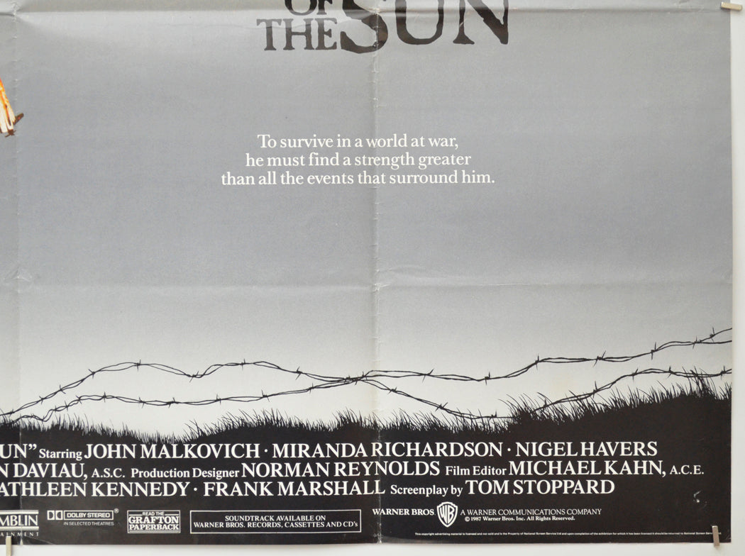 EMPIRE OF THE SUN (Bottom Right) Cinema Quad Movie Poster 