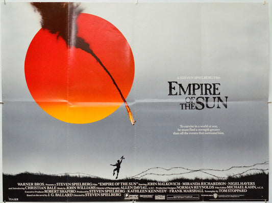 Empire Of The Sun - Original Quad Poster - Film Poster - Movie Poster