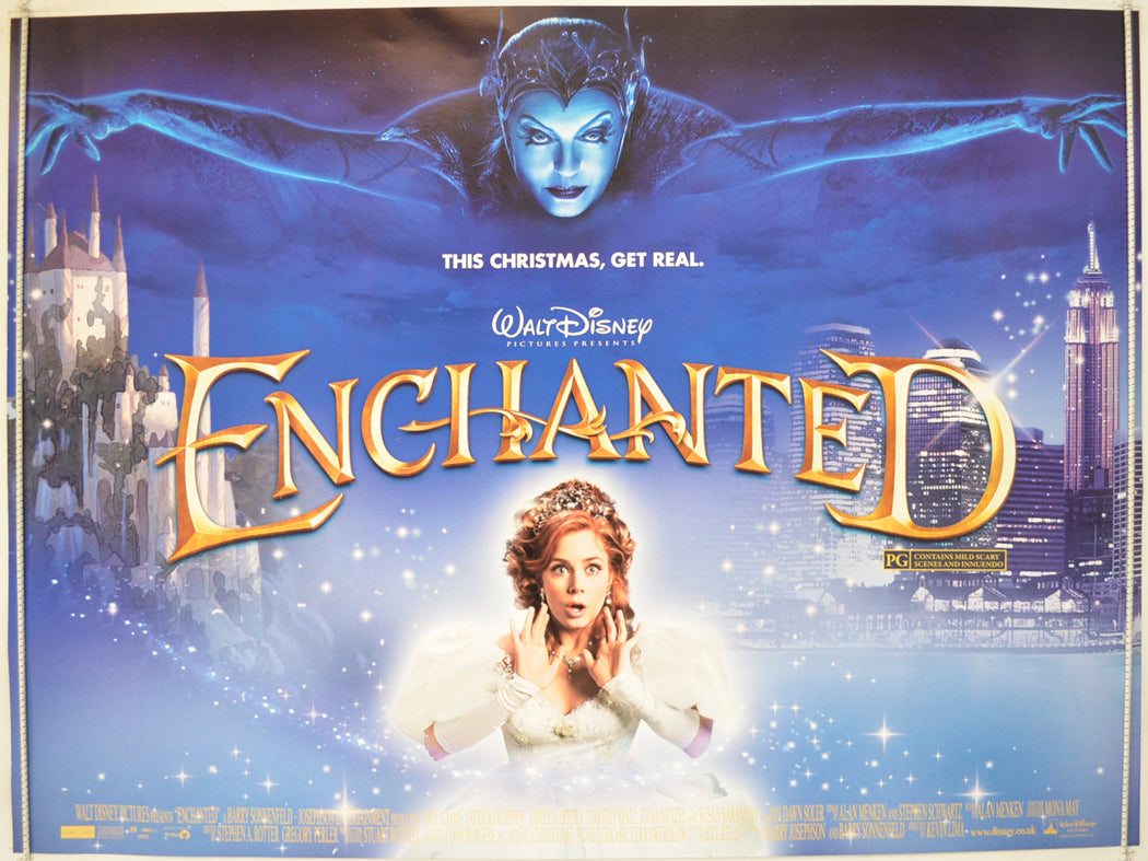 Enchanted  (Teaser / Advance Version)   Original Quad Poster - Film Poster - Movie Poster