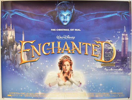 Enchanted  (Teaser / Advance Version) Original Quad Poster - Film Poster - Movie Poster