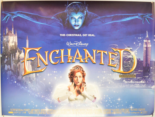 Enchanted  (Teaser / Advance Version) Original Quad Poster - Film Poster - Movie Poster