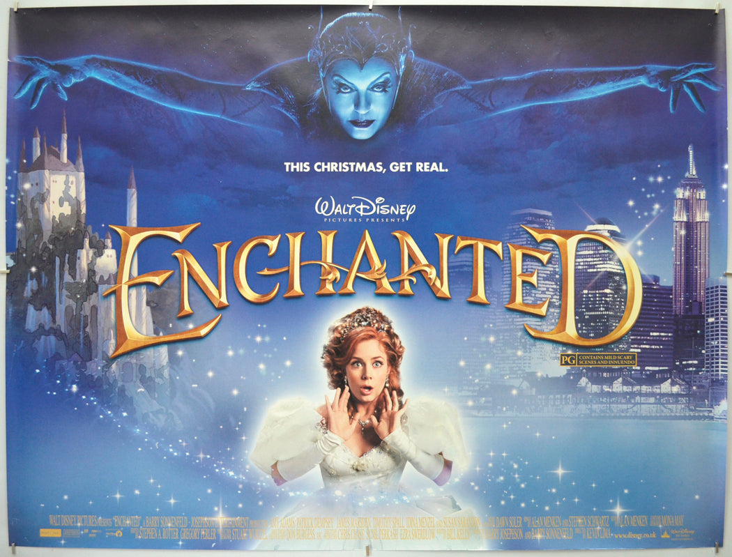 Enchanted (Teaser / Advance Version) Original Quad Poster - Film Poster - Movie Poster