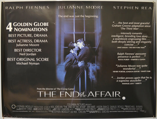 The End Of The Affair Original Quad Poster - Film Poster - Movie Poster