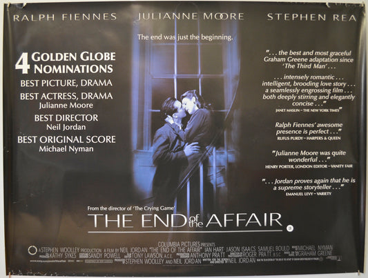 The End Of The Affair Original Quad Poster - Film Poster - Movie Poster