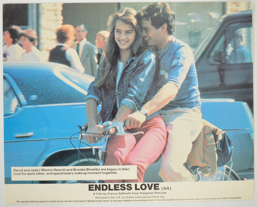 ENDLESS LOVE (Card 5) Cinema Set of Colour FOH Stills / Lobby Cards 