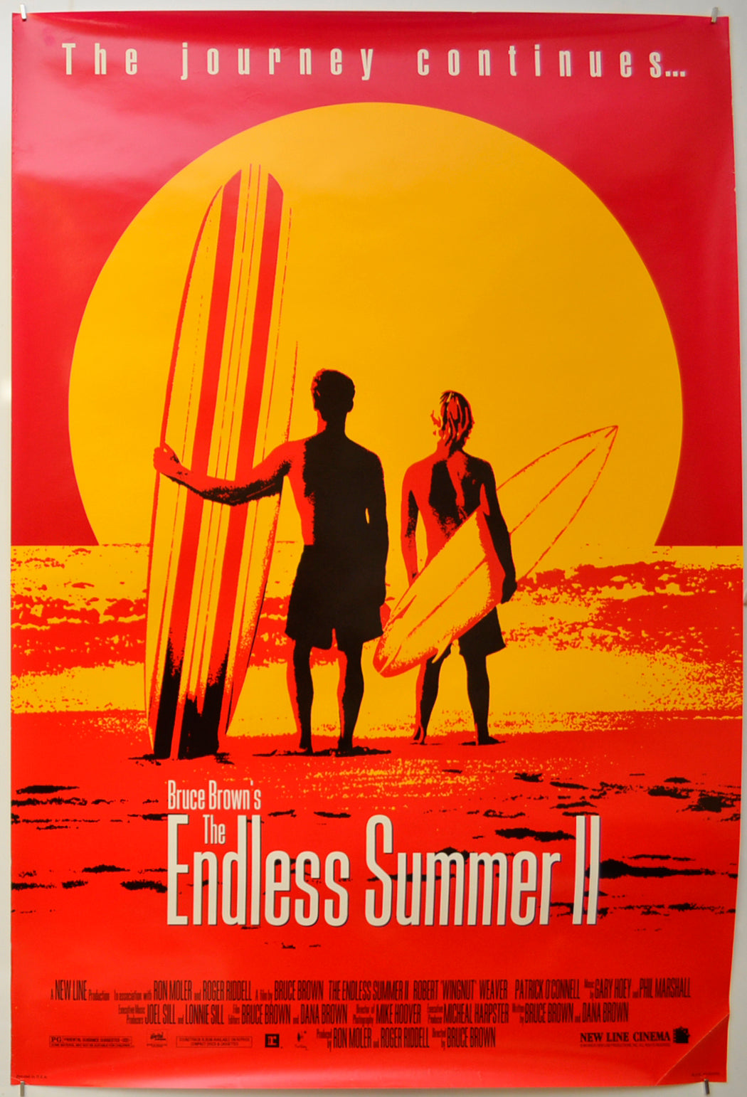 The Endless Summer II  Original One Sheet Poster - Film Poster - Movie Poster