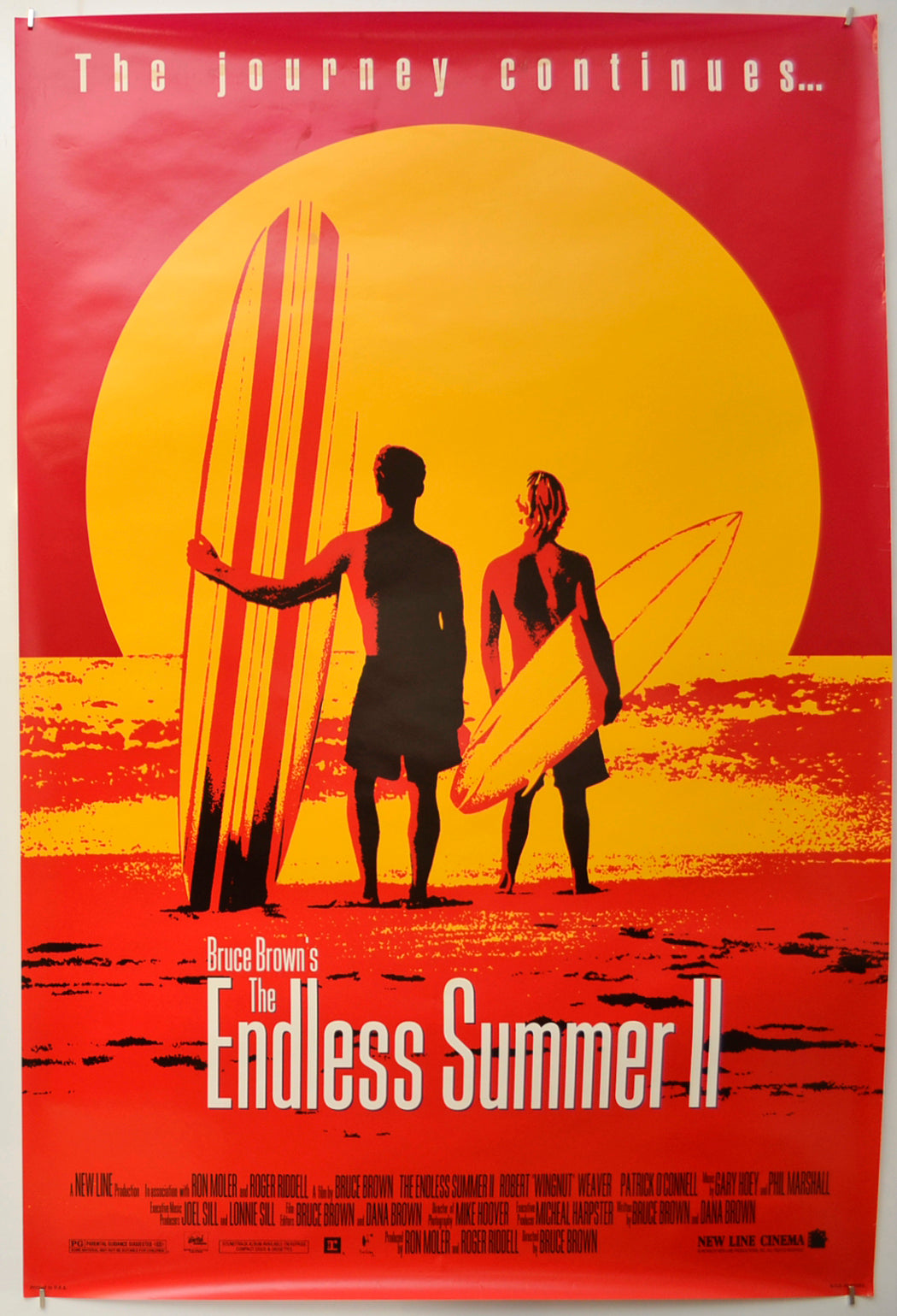 The Endless Summer II Original One Sheet Poster - Film Poster - Movie Poster