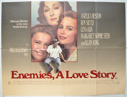 Enemies, A Love Story Original Quad Poster - Film Poster - Movie Poster