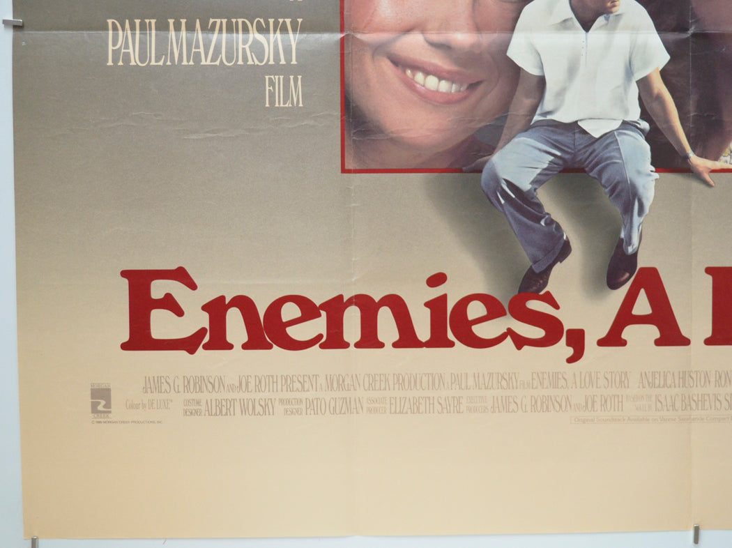 ENEMIES, A LOVE STORY (Bottom Left) Cinema Quad Movie Poster 