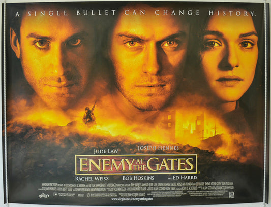 Enemy At The Gates  Original Quad Poster - Film Poster - Movie Poster 