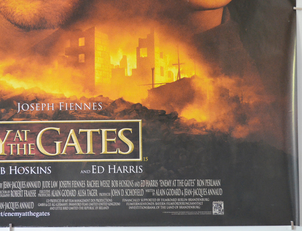 ENEMY AT THE GATES (Bottom Right) Cinema Quad Movie Poster 