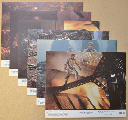 Enemy Mine 6 Original Colour Front Of House Stills / 8x10 Lobby Cards