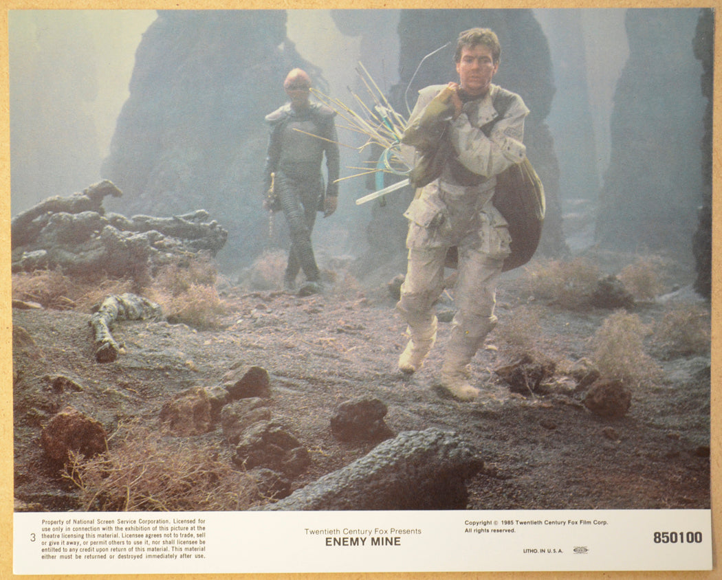 ENEMY MINE (Card 3) Cinema 6 Colour FOH Stills / Lobby Cards 