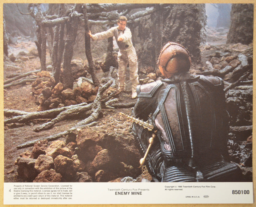 ENEMY MINE (Card 4) Cinema 6 Colour FOH Stills / Lobby Cards 