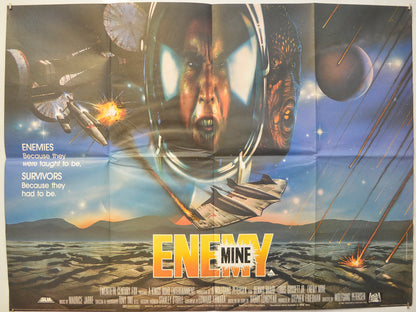 Enemy Mine  Original Quad Poster - Film Poster - Movie Poster