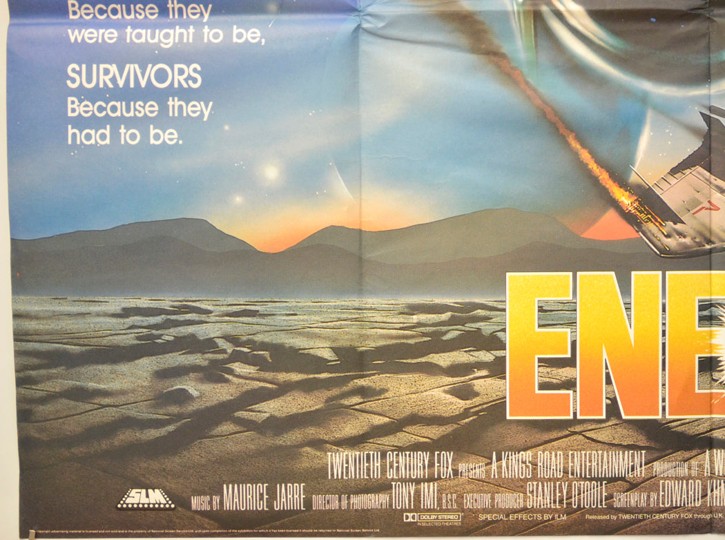 ENEMY MINE (Bottom Left) Cinema Quad Movie Poster 