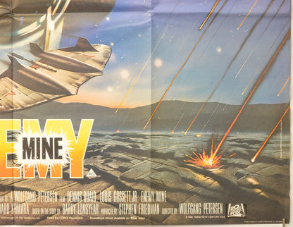 ENEMY MINE (Bottom Right) Cinema Quad Movie Poster 