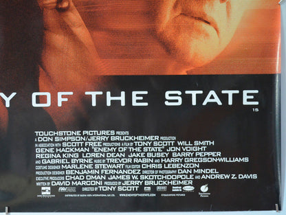 ENEMY OF THE STATE (Bottom Right) Cinema Quad Movie Poster 