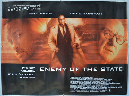 Enemy Of The State Original Quad Poster - Film Poster - Movie Poster