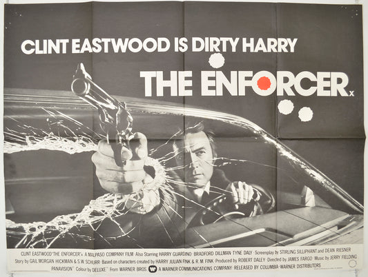 The Enforcer  Original Quad Poster - Film Poster - Movie Poster 