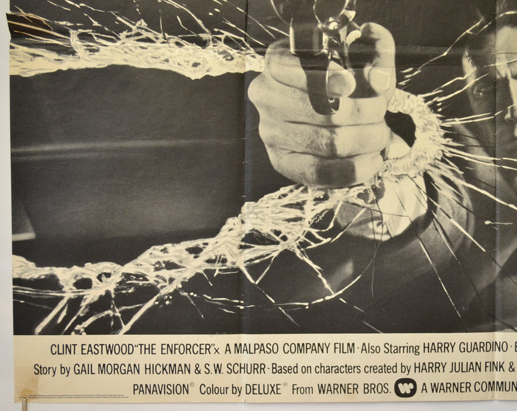 THE ENFORCER (Bottom Left) Cinema Quad Movie Poster 