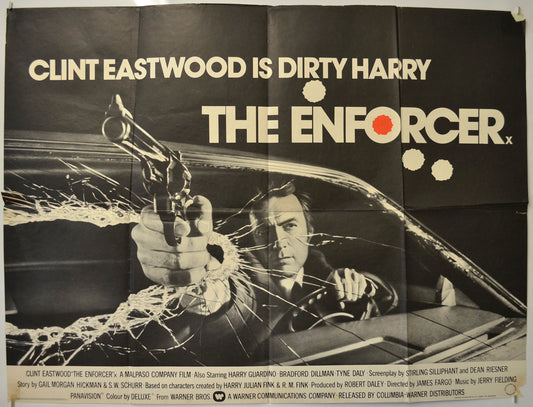 The Enforcer Original Quad Poster - Film Poster - Movie Poster