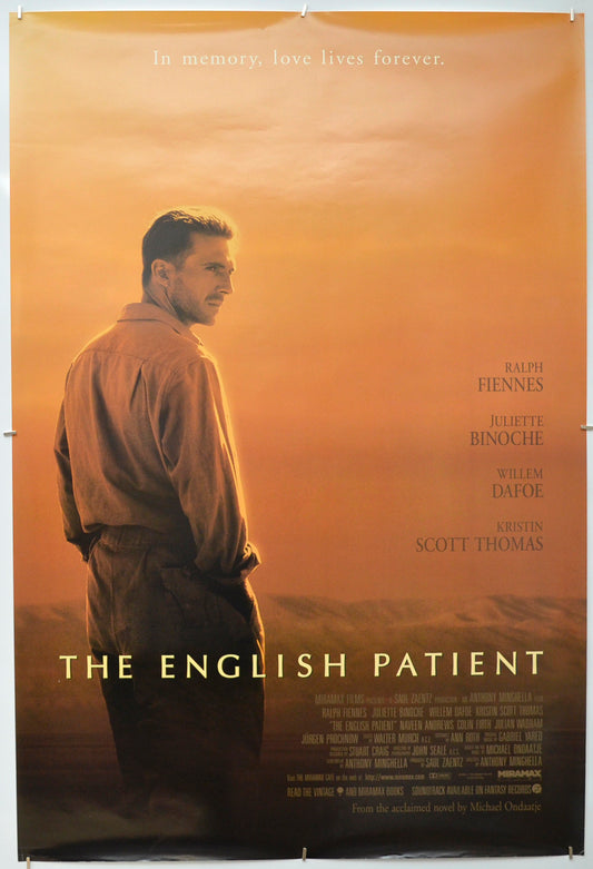 The English Patient Original One Sheet Poster - Film Poster - Movie Poster