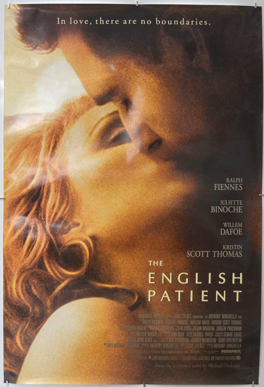 The English Patient (Version 2) Original One Sheet Poster - Film Poster - Movie Poster