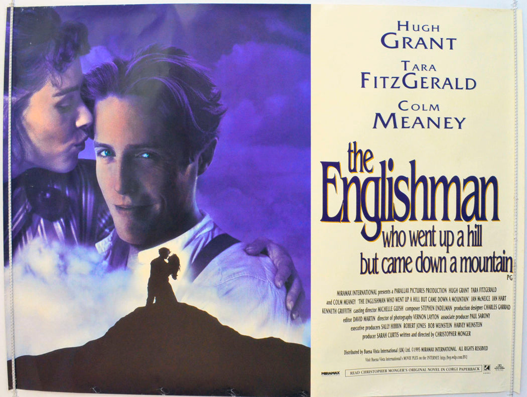 The Englishman Who Went Up A Hill But Came Down A Mountain Original British Quad Poster - Film Poster - Movie Poster 