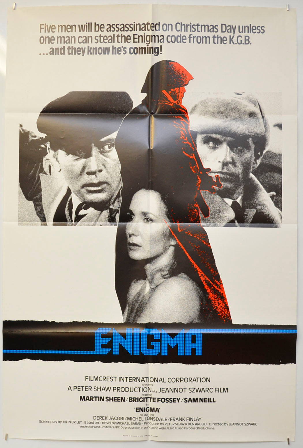 Enigma Original One Sheet Poster - Film Poster - Movie Poster