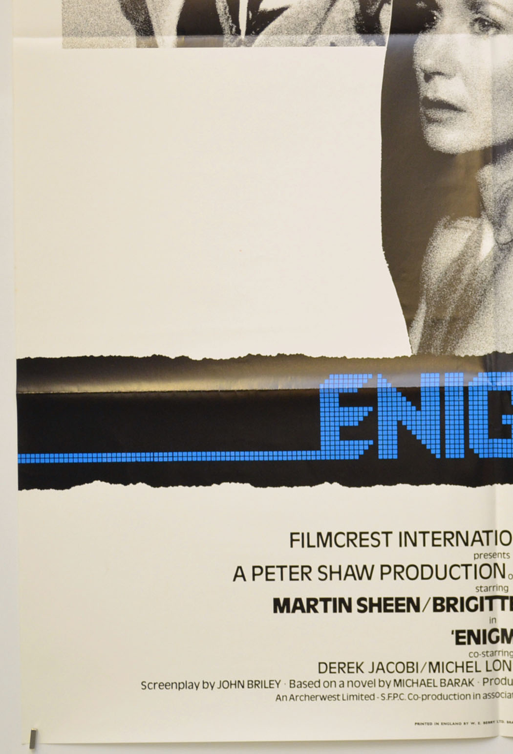 ENIGMA (Bottom Left) Cinema One Sheet Movie Poster 