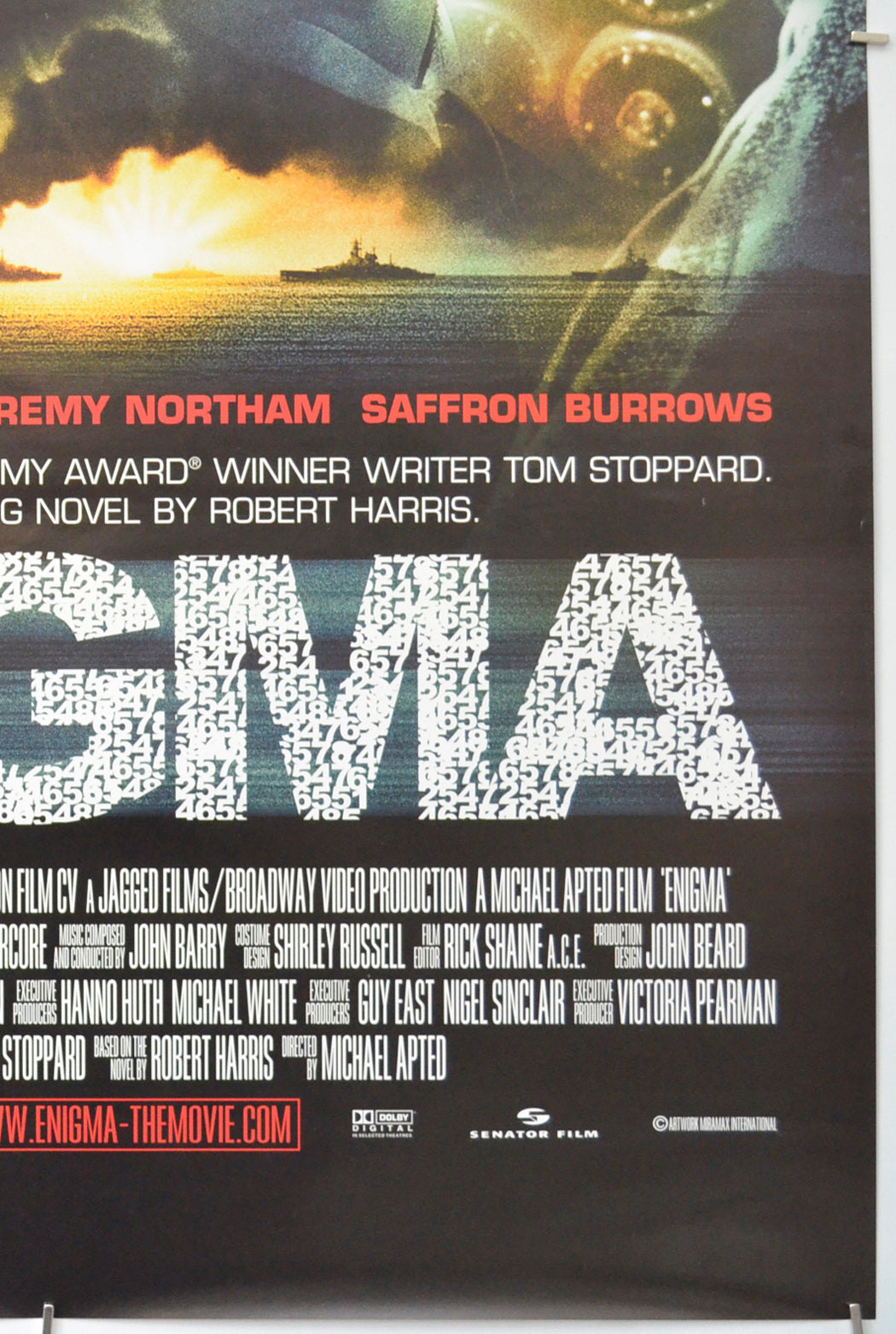 ENIGMA (Bottom Right) Cinema One Sheet Movie Poster 