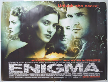 Enigma Original Quad Poster - Film Poster - Movie Poster