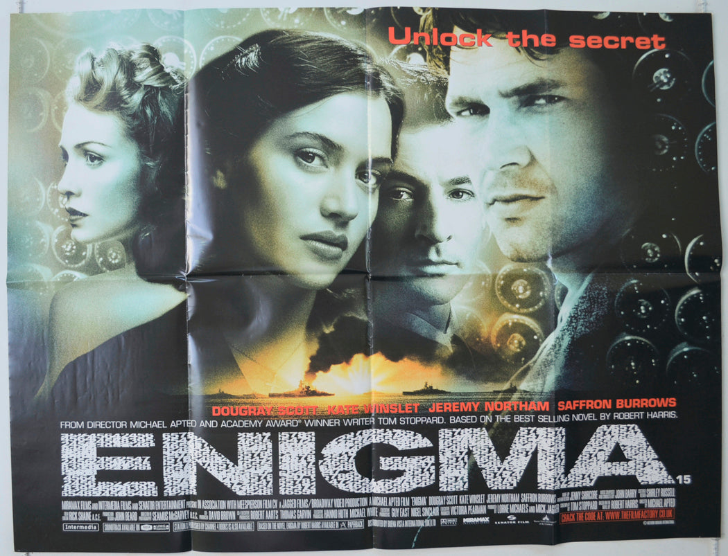 Enigma   Original Quad Poster - Film Poster - Movie Poster 