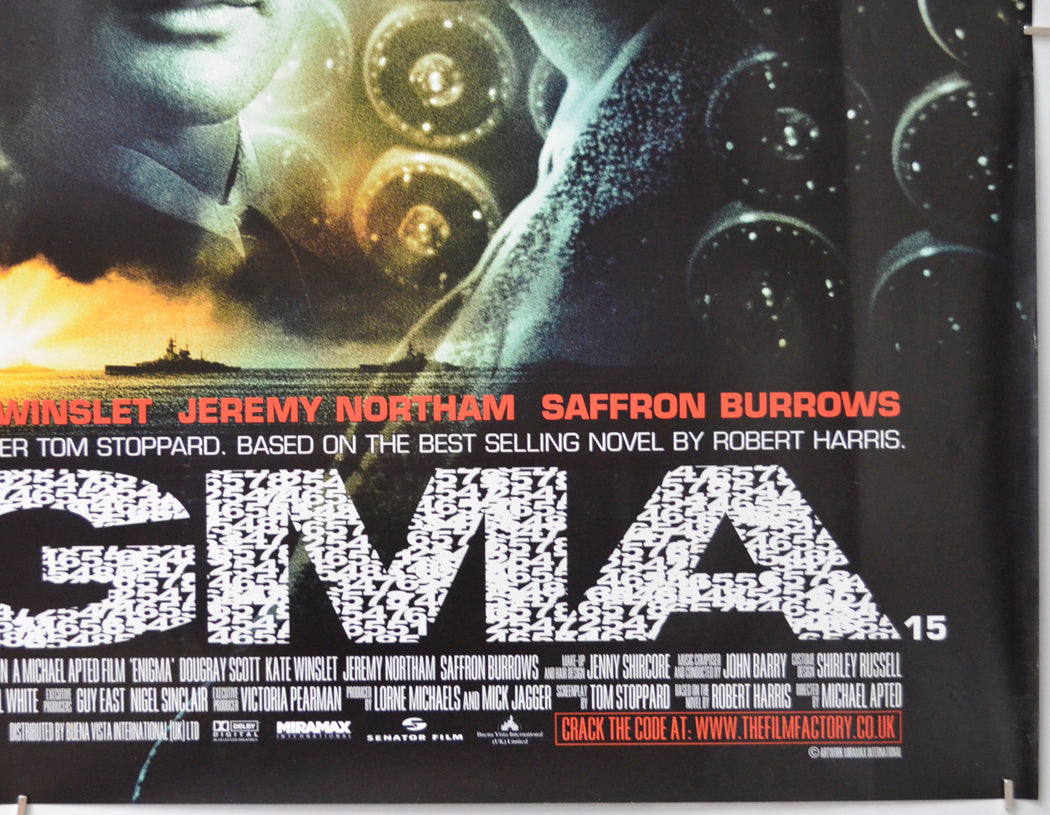 ENIGMA (Bottom Right) Cinema Quad Movie Poster 