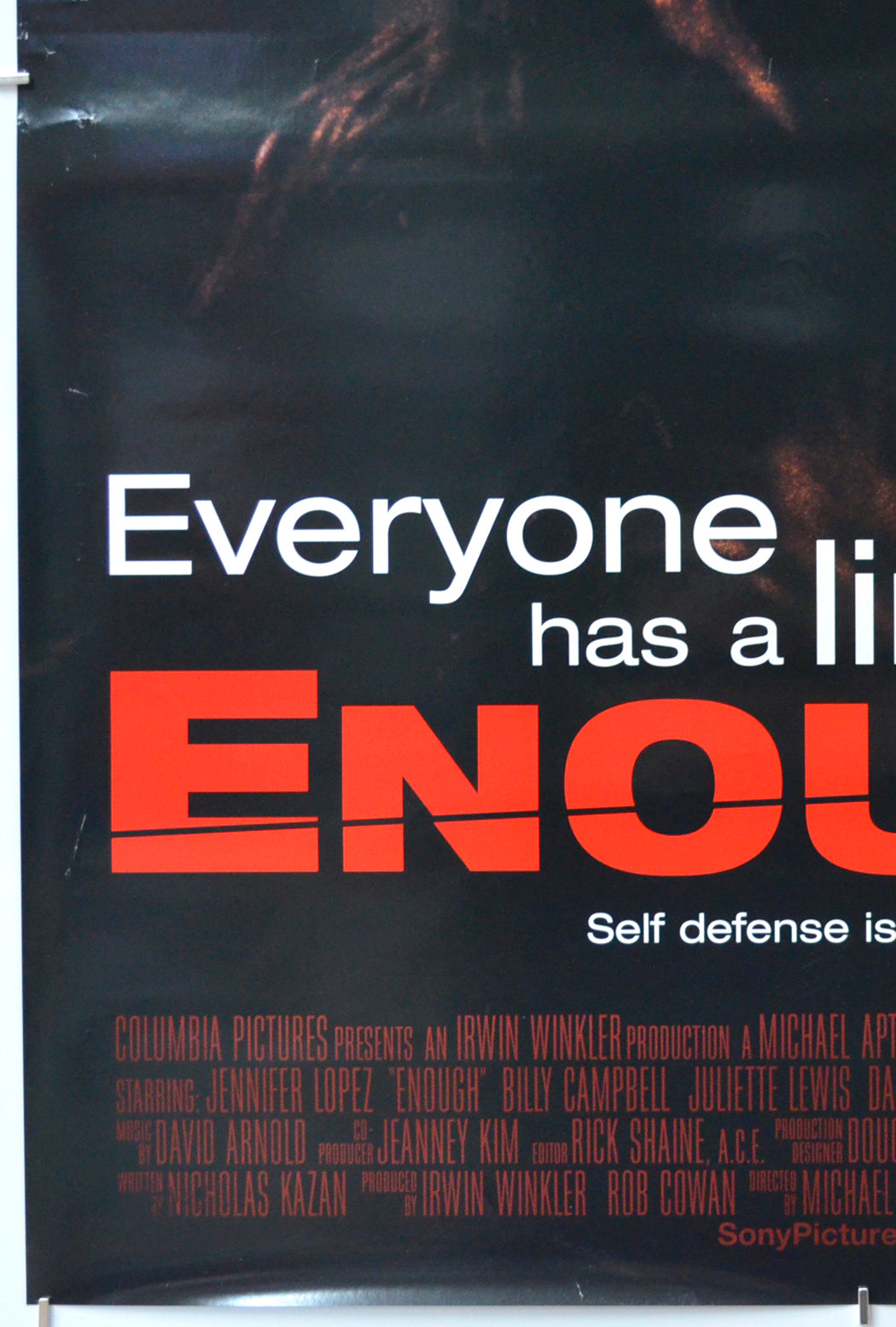 ENOUGH (Bottom Left) Cinema One Sheet Movie Poster 