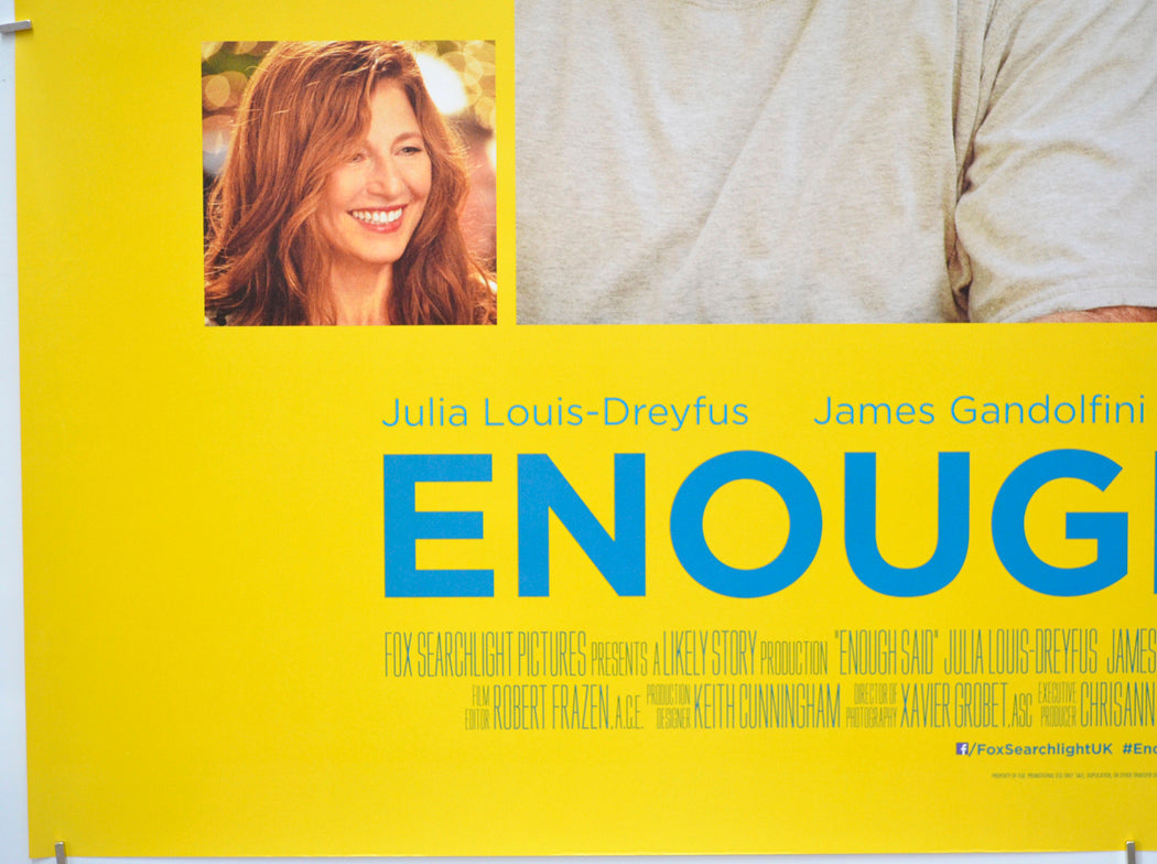 ENOUGH SAID (Bottom Left) Cinema Quad Movie Poster 