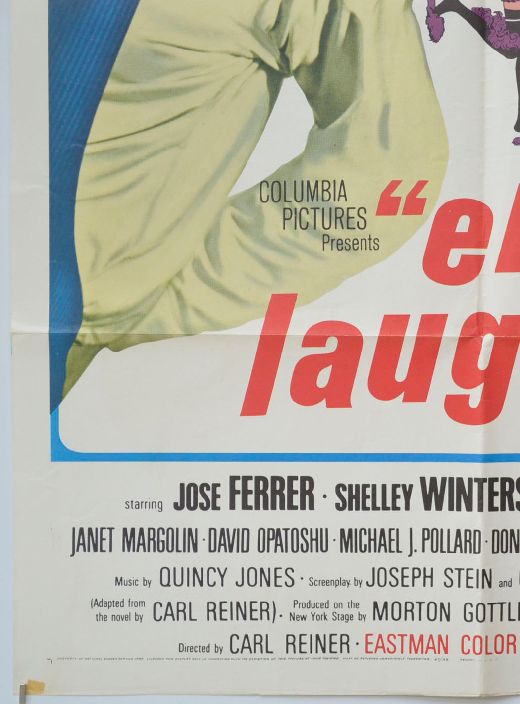 ENTER LAUGHING (Bottom Left) Cinema One Sheet Movie Poster 