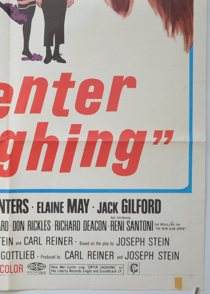 ENTER LAUGHING (Bottom Right) Cinema One Sheet Movie Poster 