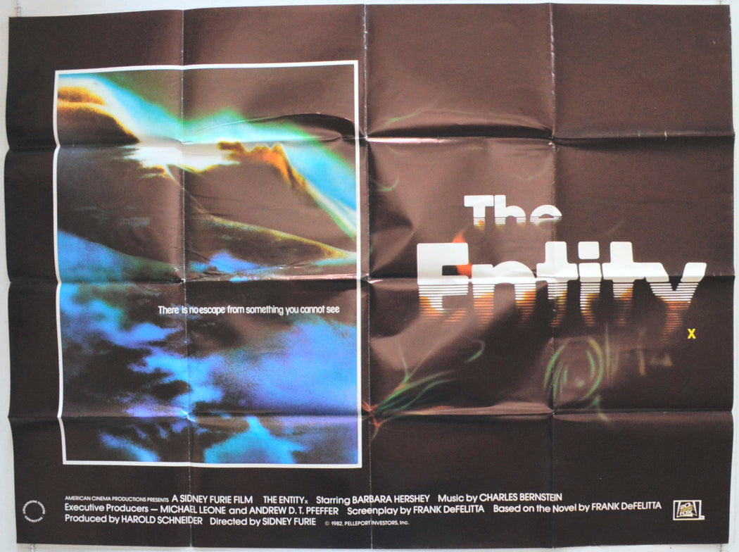 The Entity Original British Quad Poster - Film Poster - Movie Poster 