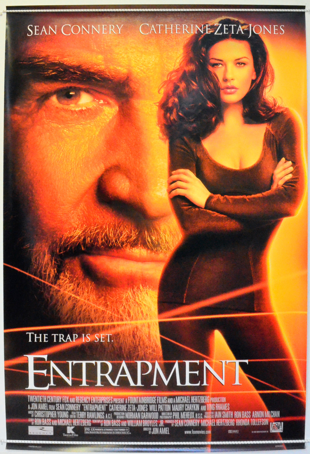 Entrapment  Original One Sheet Poster - Film Poster - Movie Poster 