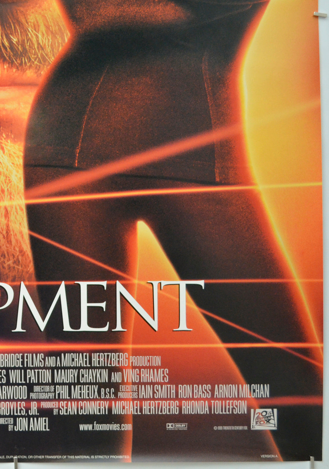 ENTRAPMENT (Bottom Right) Cinema One Sheet Movie Poster 