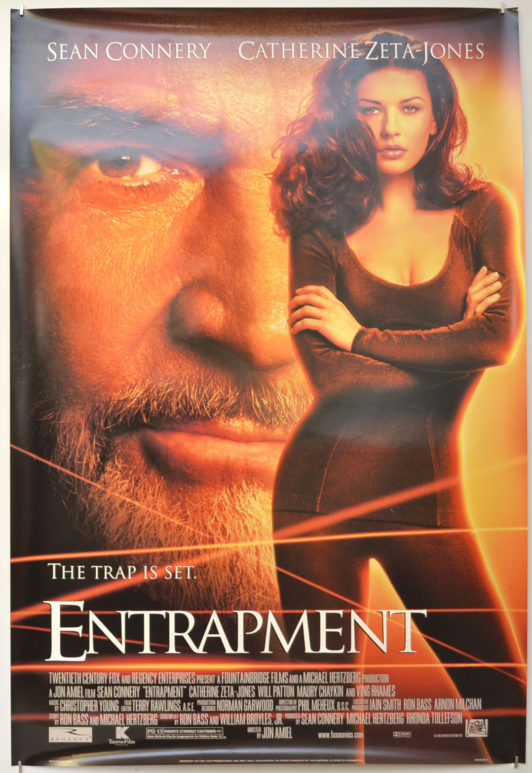 Entrapment Original One Sheet Poster - Film Poster - Movie Poster