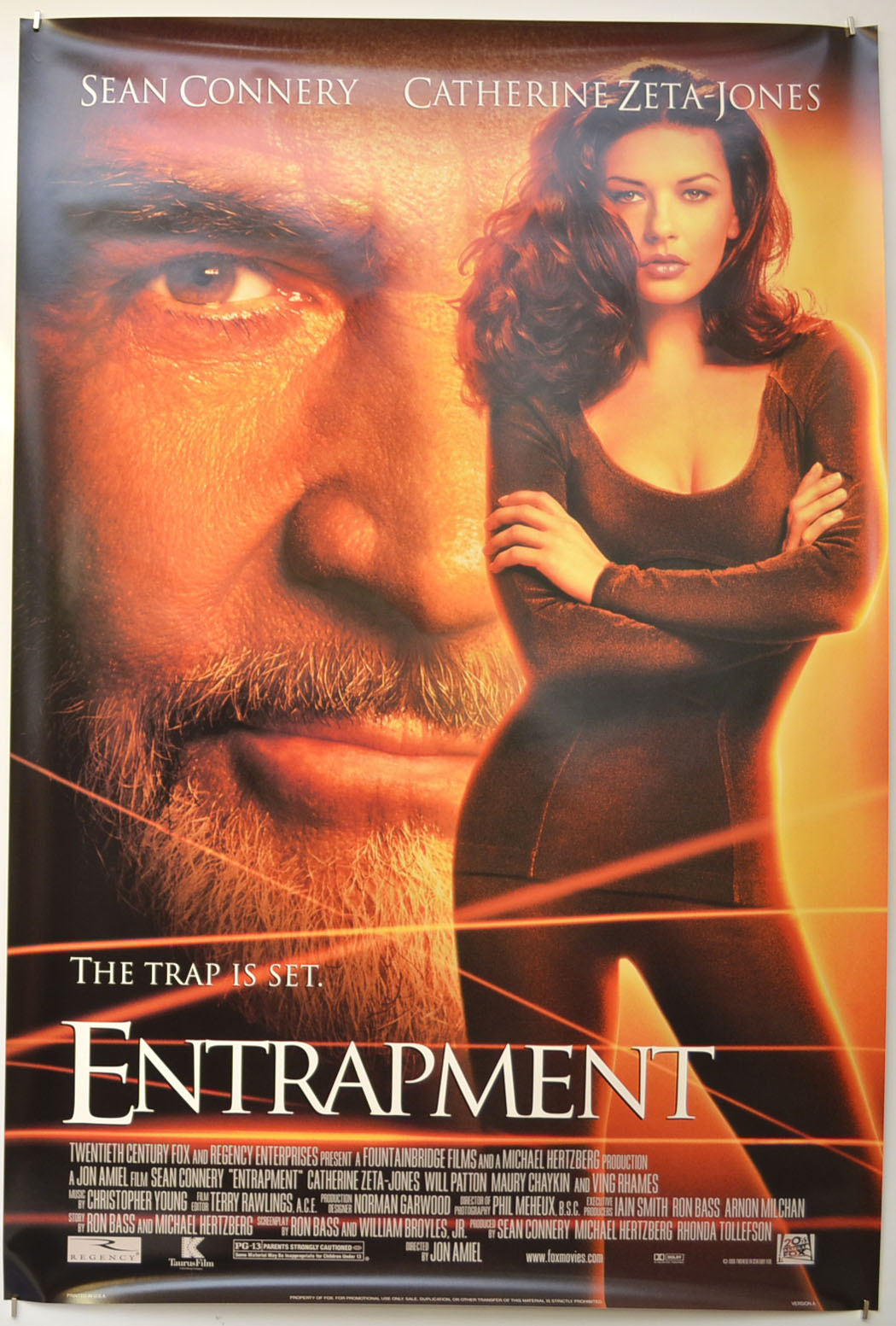 Entrapment Original One Sheet Poster - Film Poster - Movie Poster