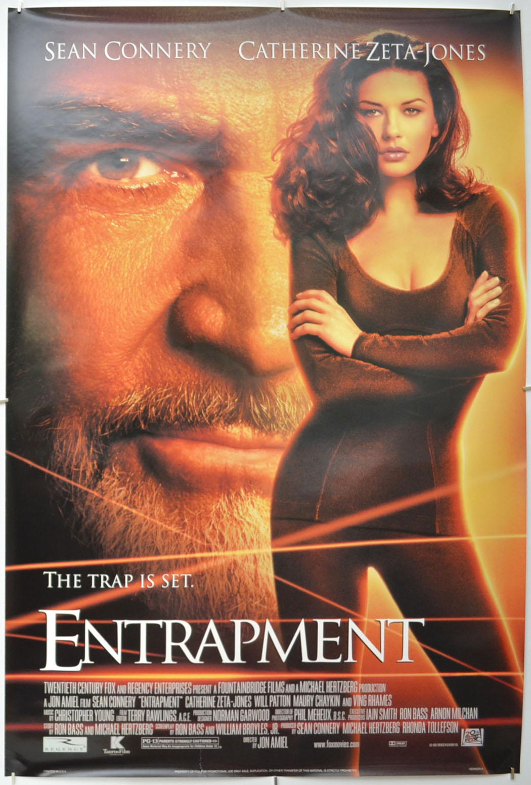 Entrapment  Original One Sheet Poster - Film Poster - Movie Poster