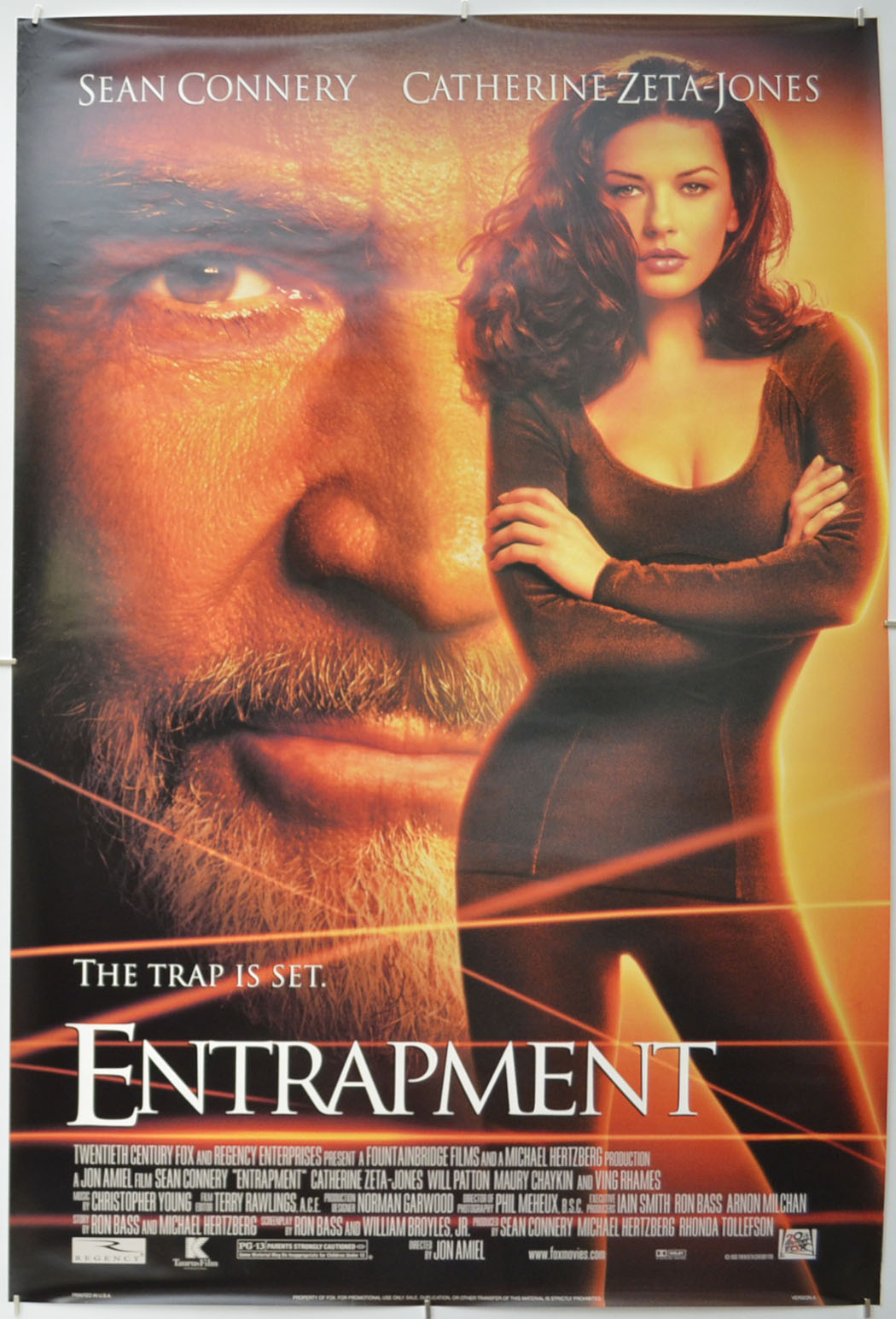 Entrapment  Original One Sheet Poster - Film Poster - Movie Poster