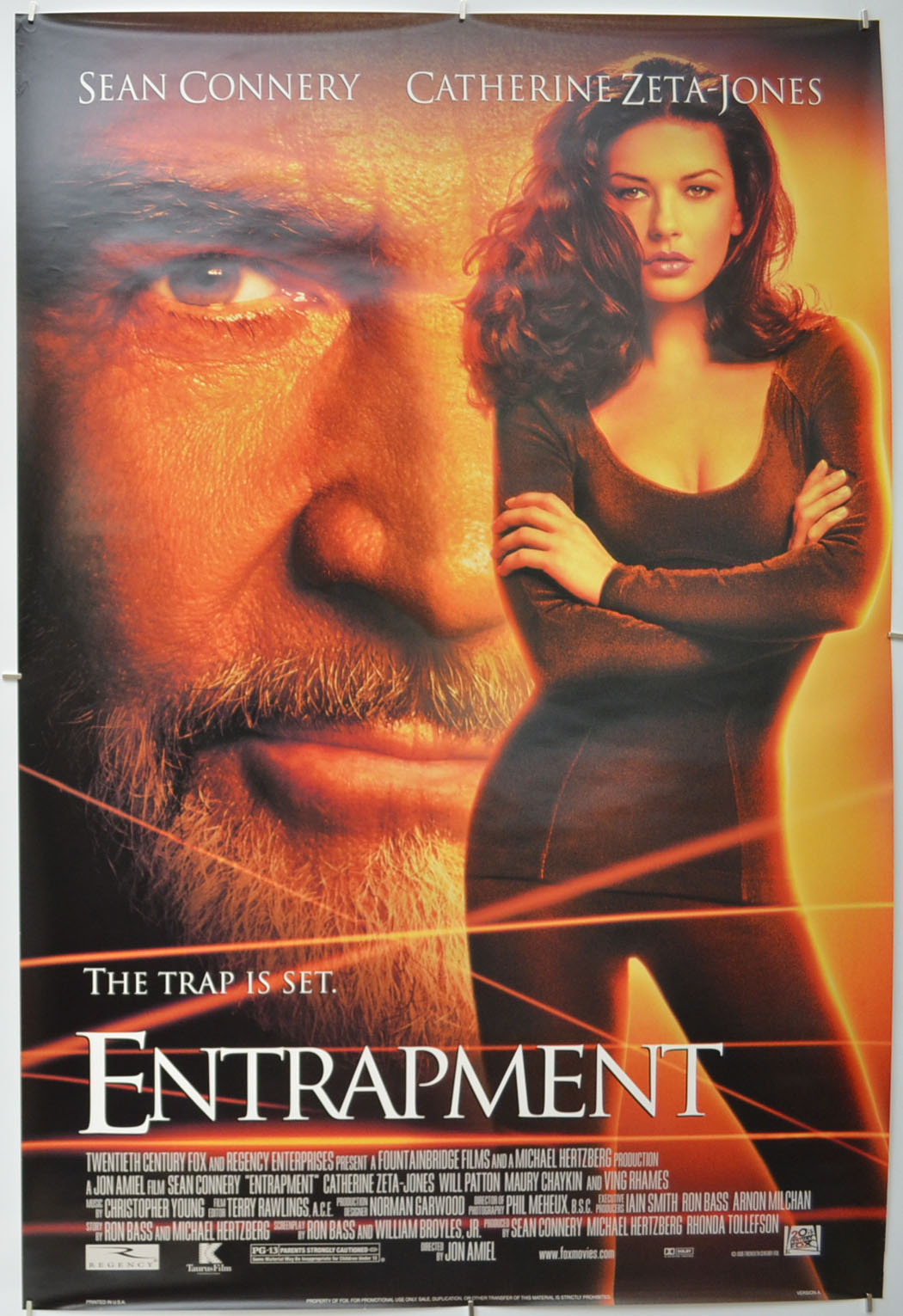 Entrapment  Original One Sheet Poster - Film Poster - Movie Poster