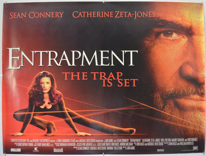 Entrapment Original Quad Poster - Film Poster - Movie Poster