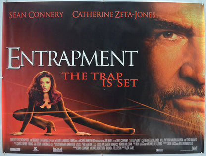 Entrapment Original Quad Poster - Film Poster - Movie Poster