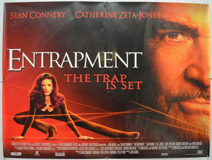 Entrapment Original Quad Poster - Film Poster - Movie Poster